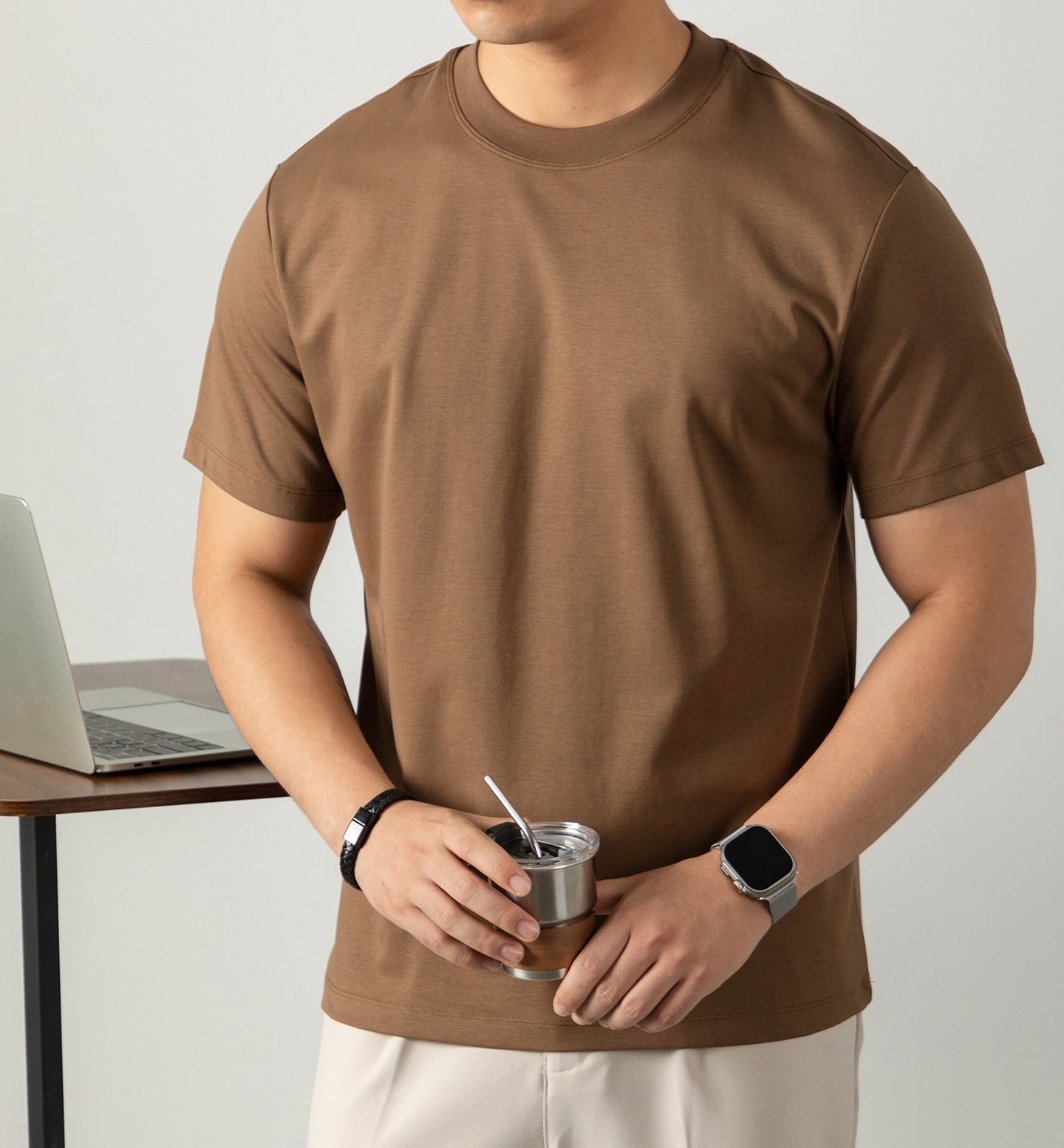 Men's Cotton Short-sleeved T-shirt
