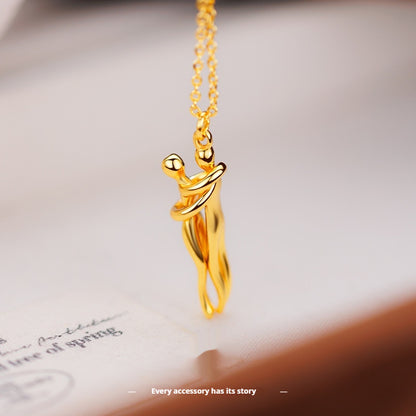 Hug Necklace Creative Design Clavicle Chain Necklace