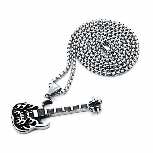 guitar pendant necklace