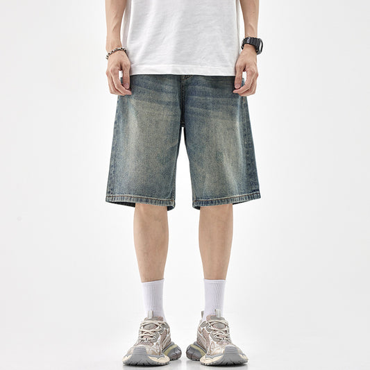 Men's Baggy Denim Shorts