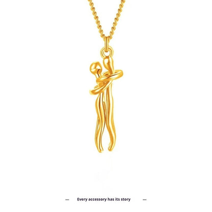 Hug Necklace Creative Design Clavicle Chain Necklace