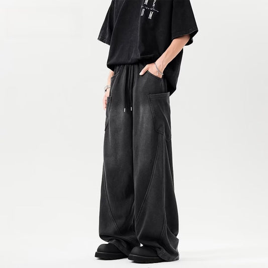 Men's Baggy Straight Trousers