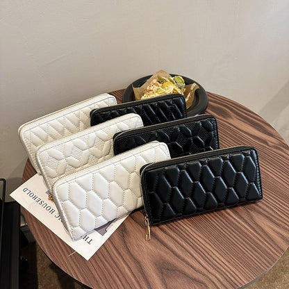 Women's Fashion First Layer Cowhide Zipper Bag